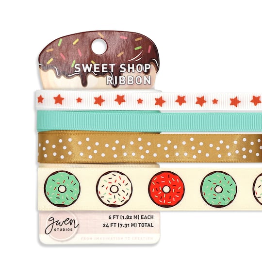 Gwen Studios Donuts Printed Ribbon Pack